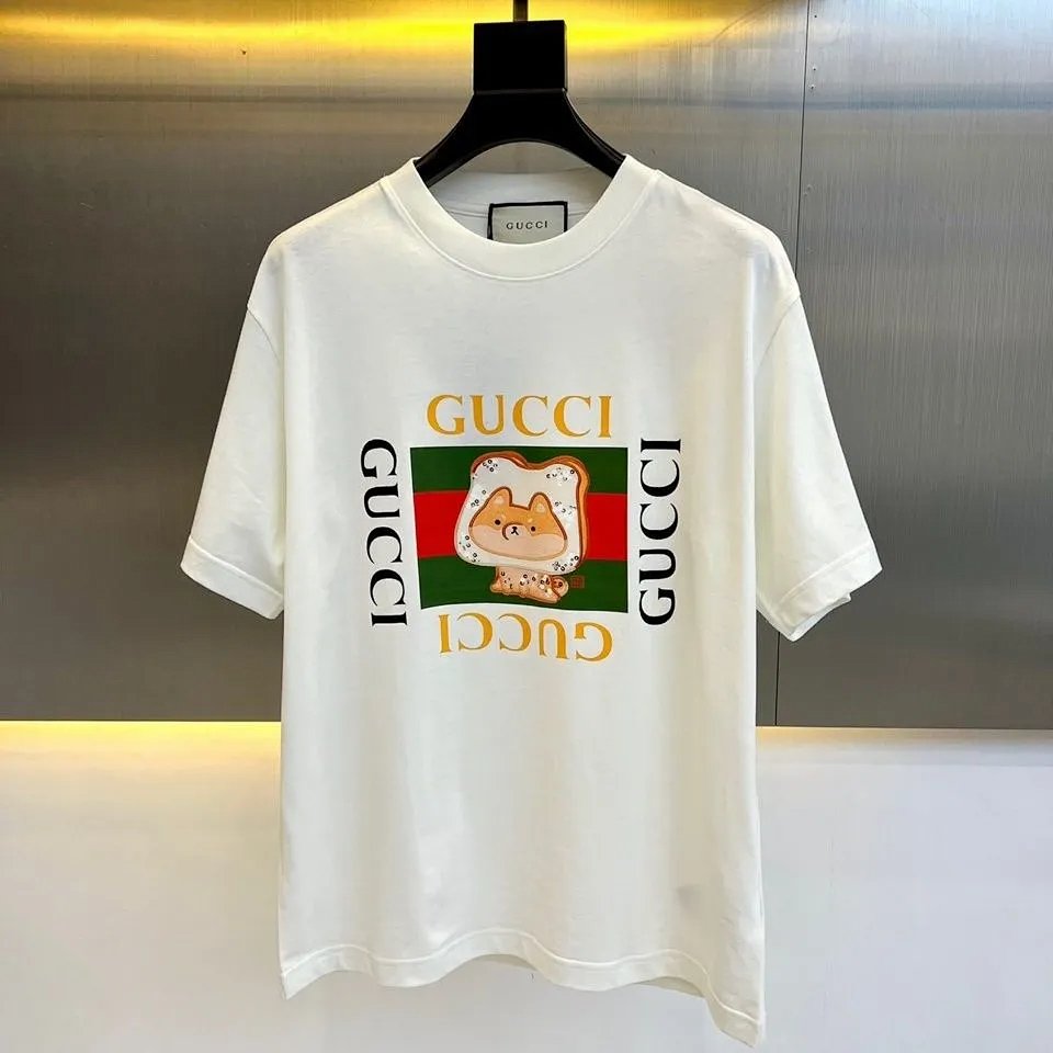 Gucci Graphic Print White T-Shirt product detail 12 in Litbuy spreadsheet finds