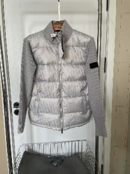 Silver Di Stand Collar Knit