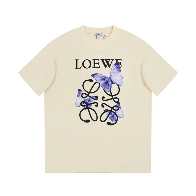 Loewe T-Shirts Short-sleeve logo graphic T-shirt product detail image 10