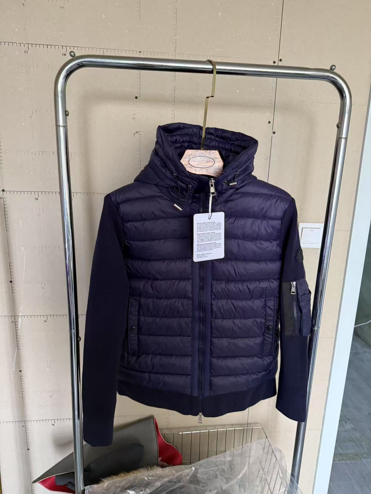 Hood Knit Blue