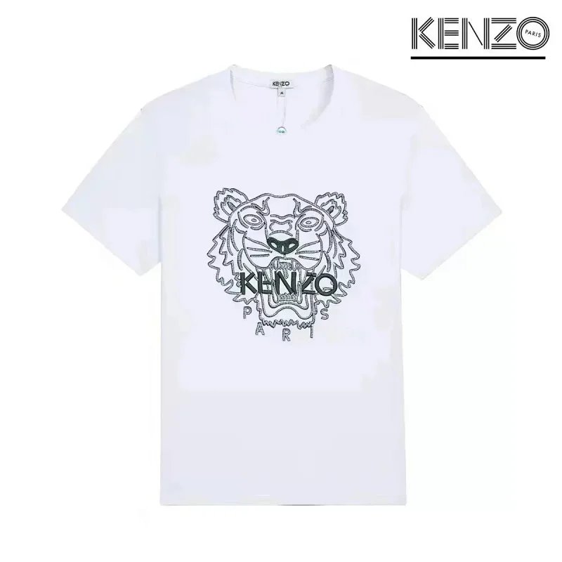 Kenzo Tiger Embroidered Black T-Shirt - 17