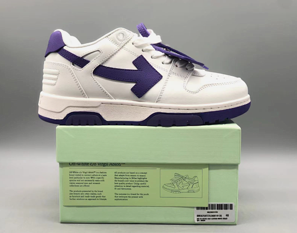 Off-White Virgil Abloh White Purple Sneakers Chunky Sneakers product detail 39 in Litbuy spreadsheet finds