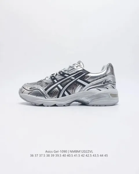 Asics Gel-1090 Silver Red Black Running Shoes - 16