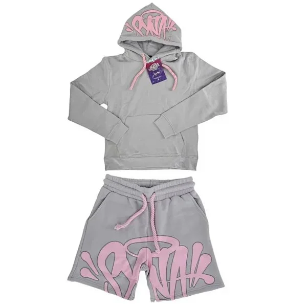 Unbranded Tracksuits Graffiti Print Hoodie and Flared Jogger Set product detail image 13