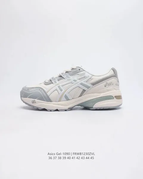 Asics Gel-1090 Silver Red Black Running Shoes - 23