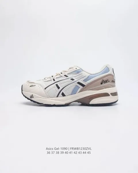Asics Gel-1090 Silver Red Black Running Shoes - 22