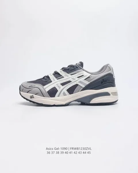 Asics Gel-1090 Silver Red Black Running Shoes - 17