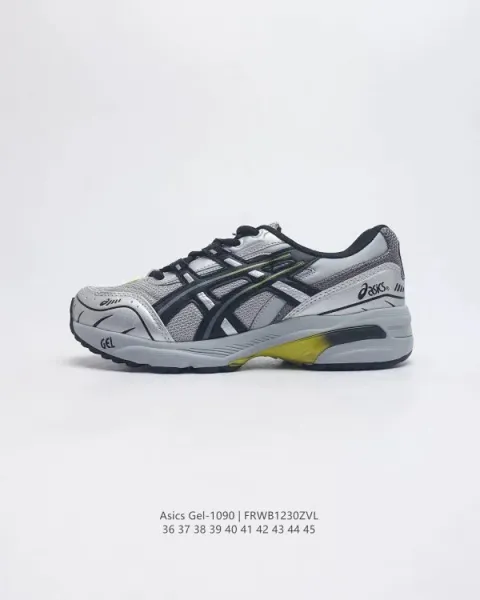 Asics Gel-1090 Silver Red Black Running Shoes - 19