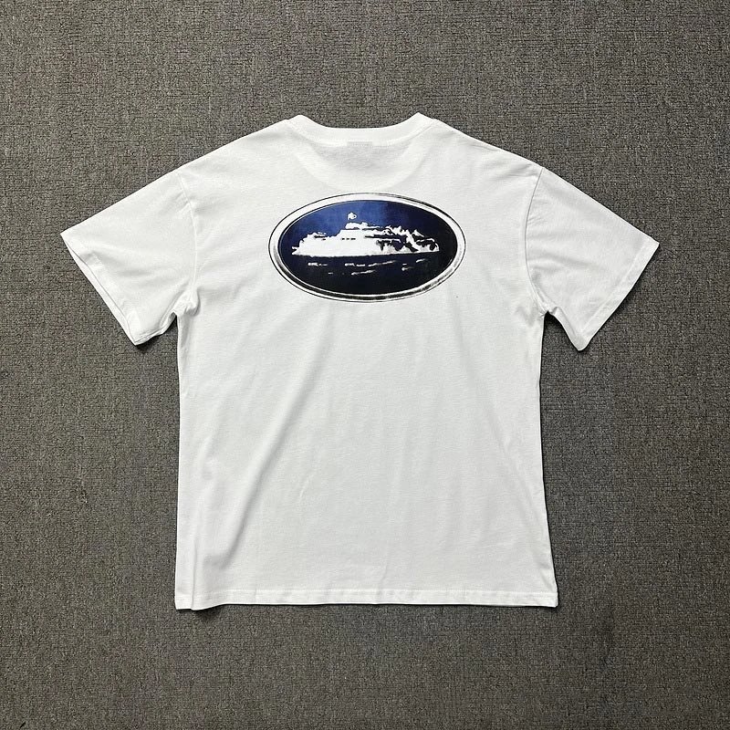 Imposter London Oval Logo White T-Shirt - 14
