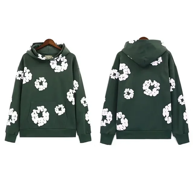 Unbranded Hoodies & Sweatshirts Floral Print Pullover Hoodie product detail image 31