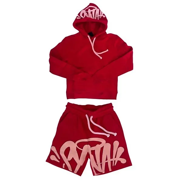 Unbranded Tracksuits Graffiti Print Hoodie and Flared Jogger Set product detail image 14