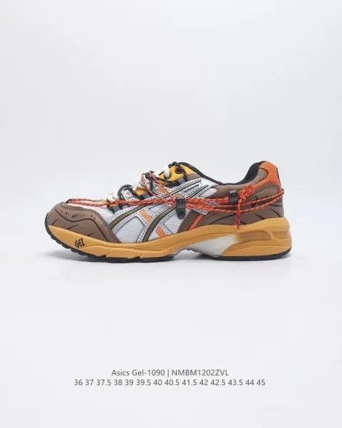 Asics Gel-1090 Silver Red Black Running Shoes - 21