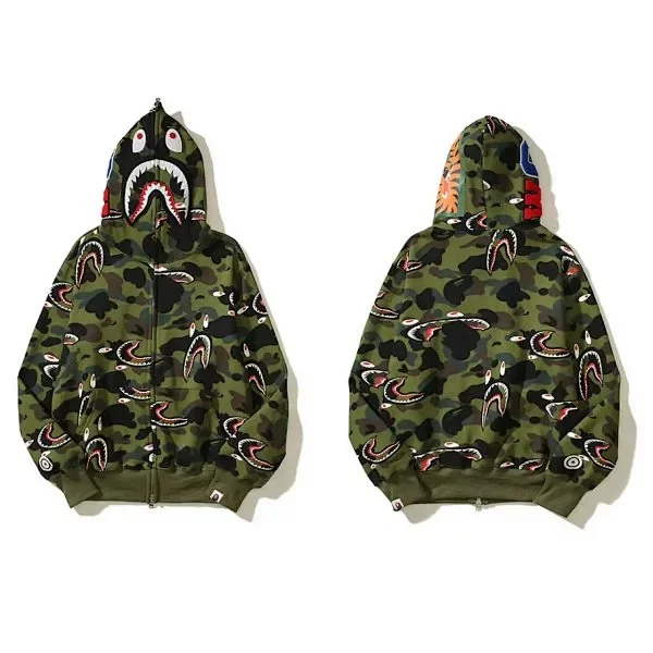 A BATHING APE Shorts Shark Face Camouflage product detail image 19
