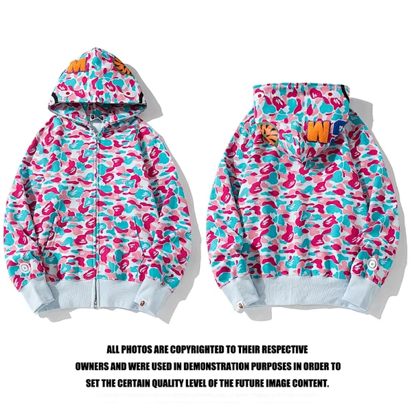 A BATHING APE Shorts Shark Face Camouflage product detail image 12
