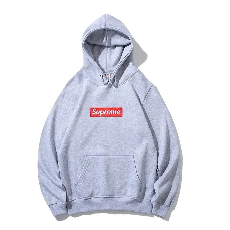 AMI Paris Heart Logo Hoodie Gray - 18