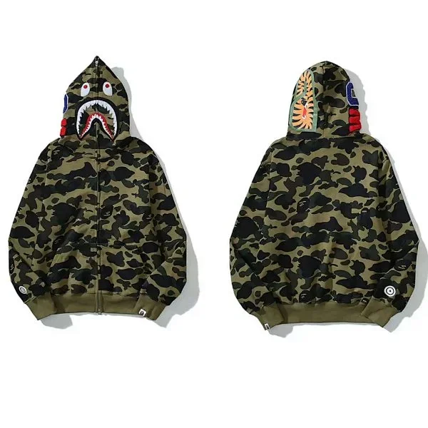 A BATHING APE Shorts Shark Face Camouflage product detail image 31