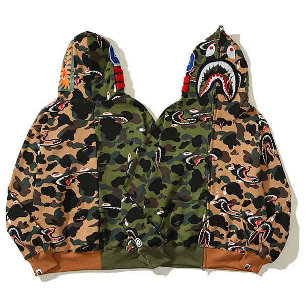 A BATHING APE Shorts Shark Face Camouflage product detail image 29