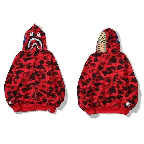 A Bathing Ape Shark Camo Shorts Blue - 31