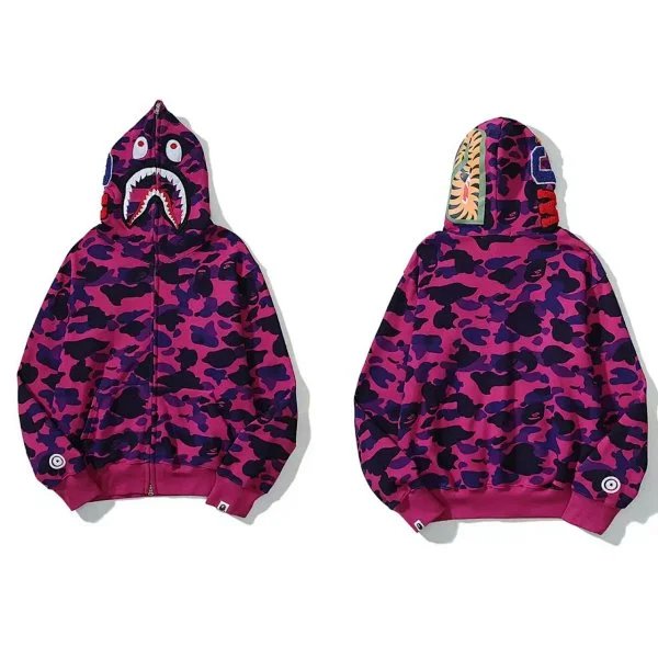 A Bathing Ape Shark Camo Shorts Blue - 33