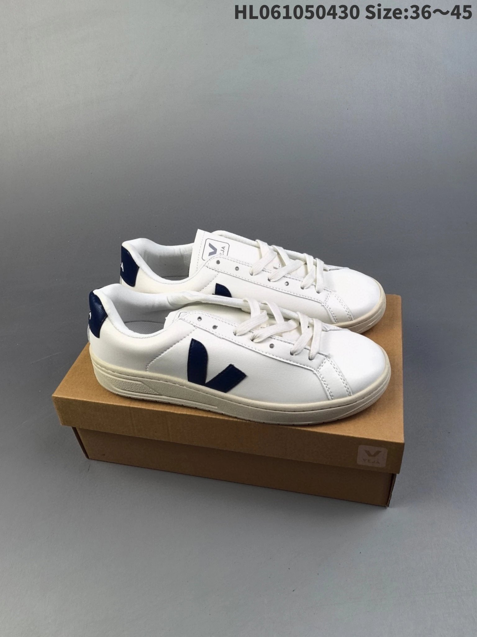 Veja Campo White Perforated Leather Sneakers - 23
