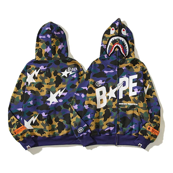 A BATHING APE Shorts Shark Face Camouflage product detail image 24