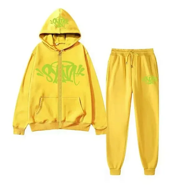 Unbranded Tracksuits Graffiti Print Hoodie and Flared Jogger Set product detail image 31