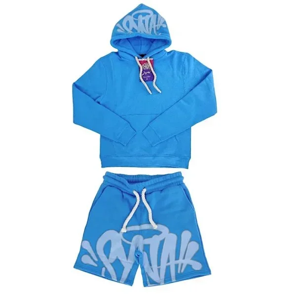 Unbranded Tracksuits Graffiti Print Hoodie and Flared Jogger Set product detail image 11