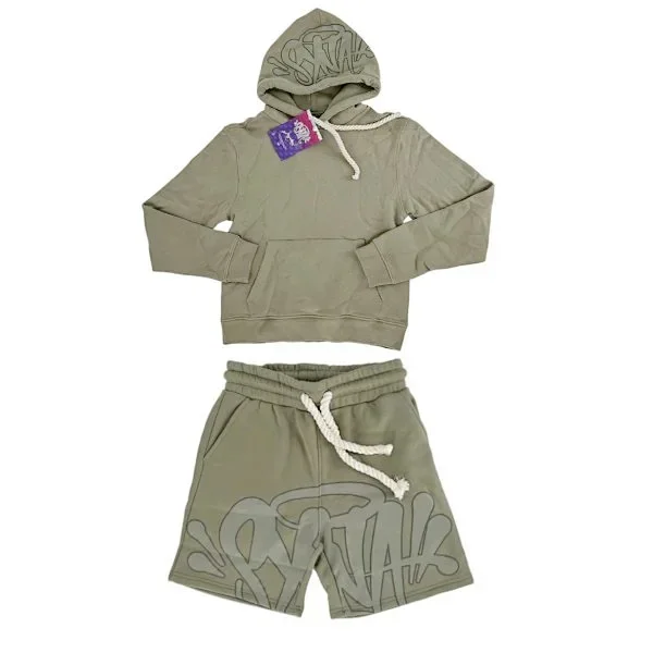 Unbranded Tracksuits Graffiti Print Hoodie and Flared Jogger Set product detail image 12