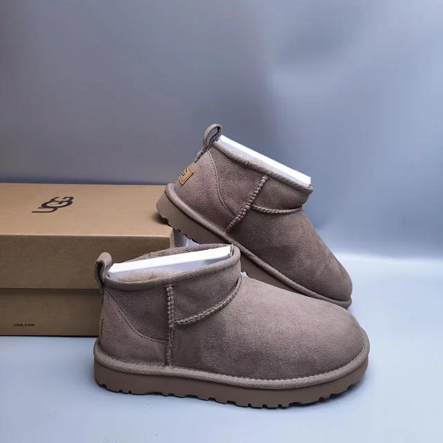 UGG Slippers Suede Slip-On with Braided Trim and Shearling Lining product detail image 21