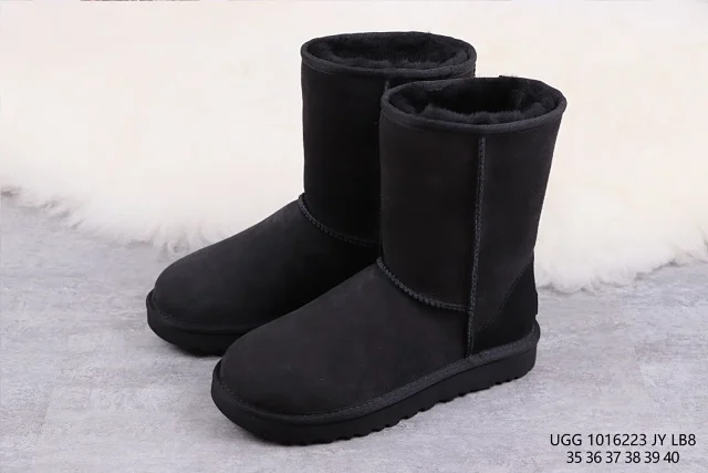 UGG Slippers Suede Slip-On with Braided Trim and Shearling Lining product detail image 41