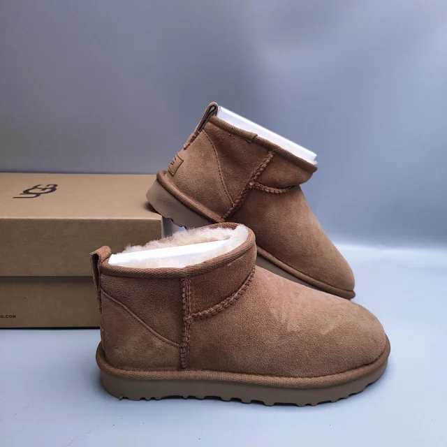UGG Slippers Suede Slip-On with Braided Trim and Shearling Lining product detail image 16