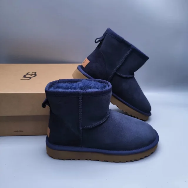 UGG Slippers Suede Slip-On with Braided Trim and Shearling Lining product detail image 17