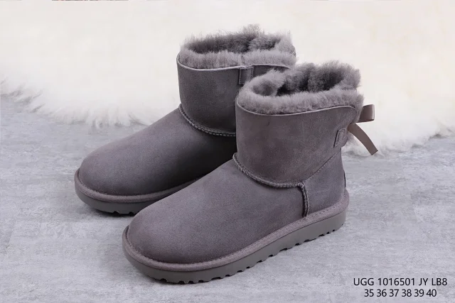 UGG Slippers Suede Slip-On with Braided Trim and Shearling Lining product detail image 32