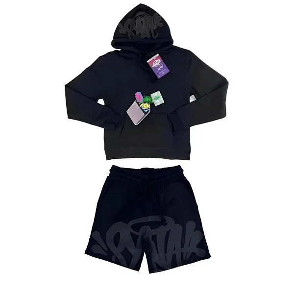 Unbranded Tracksuits Graffiti Print Hoodie and Flared Jogger Set product detail image 15