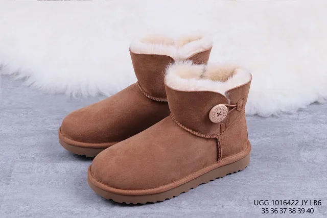 UGG Slippers Suede Slip-On with Braided Trim and Shearling Lining product detail image 29