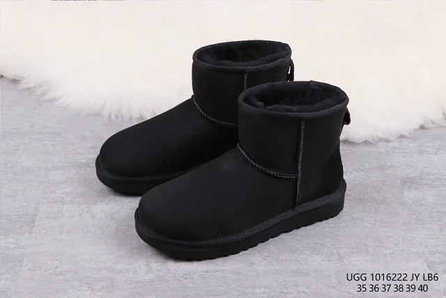 UGG Slippers Suede Slip-On with Braided Trim and Shearling Lining product detail image 25