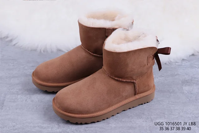 UGG Slippers Suede Slip-On with Braided Trim and Shearling Lining product detail image 37