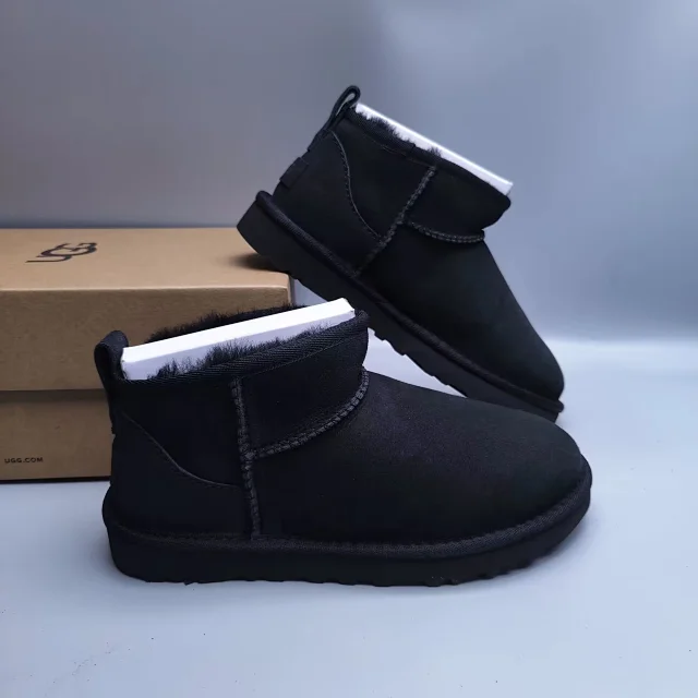UGG Slippers Suede Slip-On with Braided Trim and Shearling Lining product detail image 20