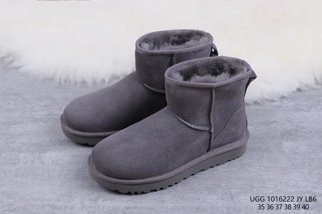 UGG Slippers Suede Slip-On with Braided Trim and Shearling Lining product detail image 26
