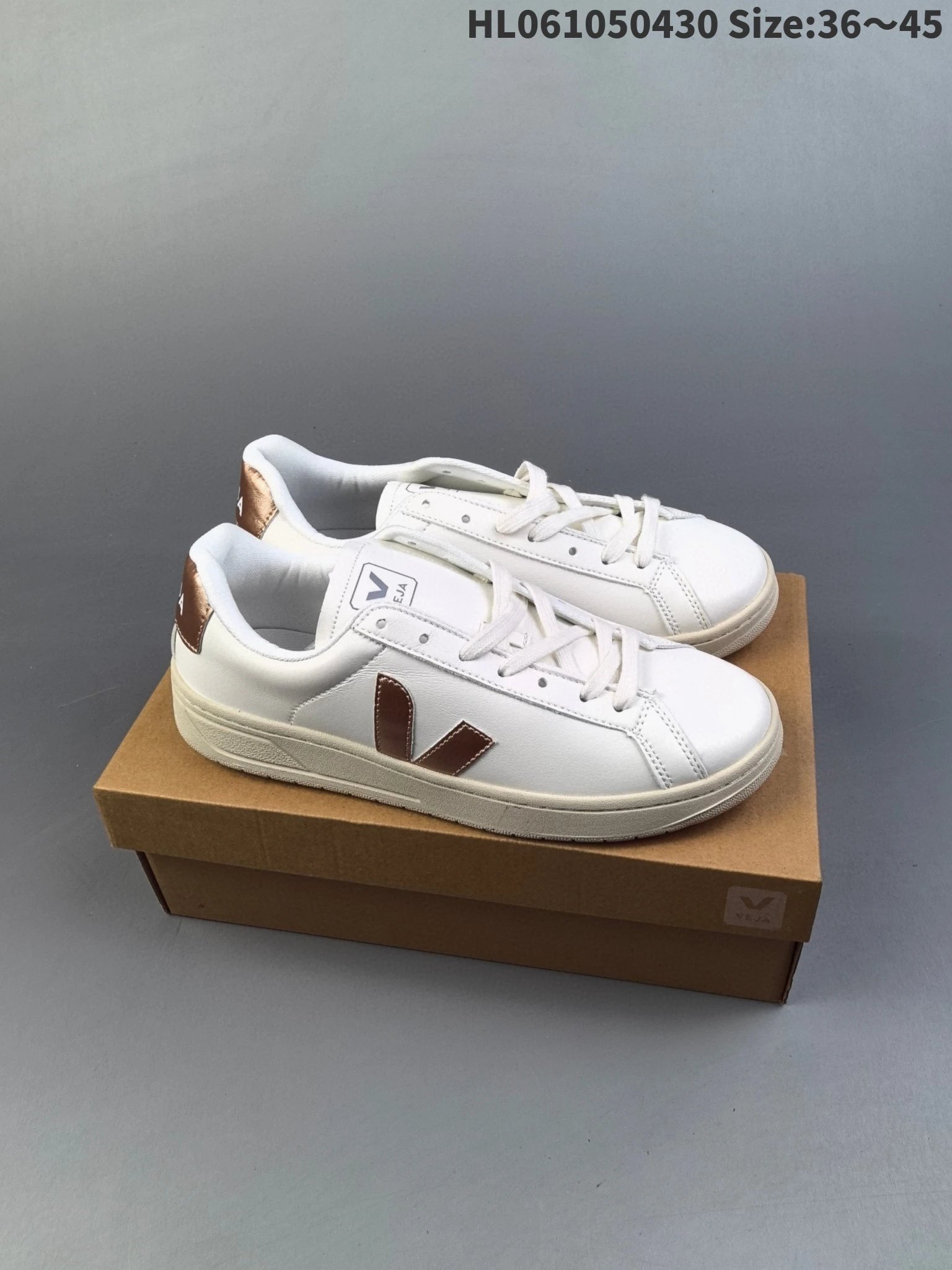 Veja Campo White Perforated Leather Sneakers - 22