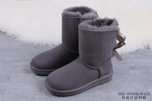 UGG Slippers Suede Slip-On with Braided Trim and Shearling Lining product detail image 34