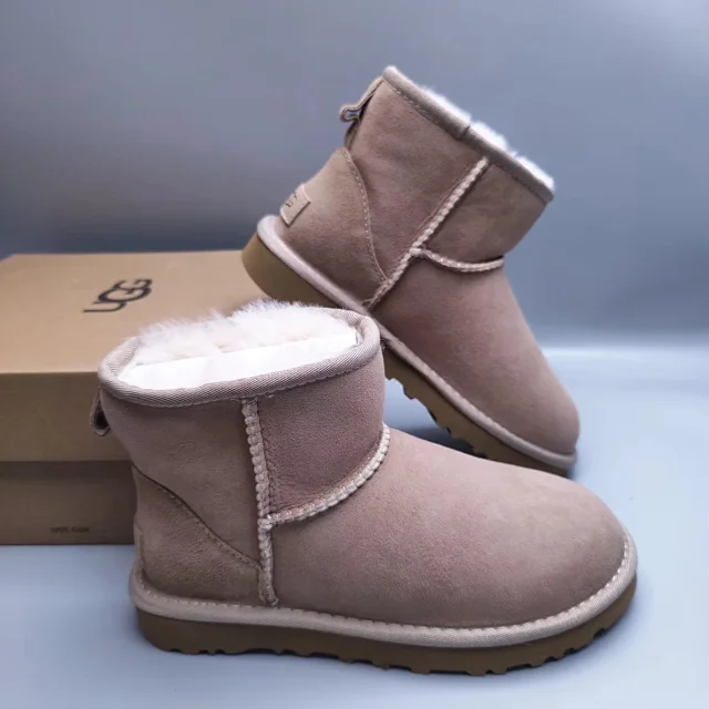 UGG Slippers Suede Slip-On with Braided Trim and Shearling Lining product detail image 22