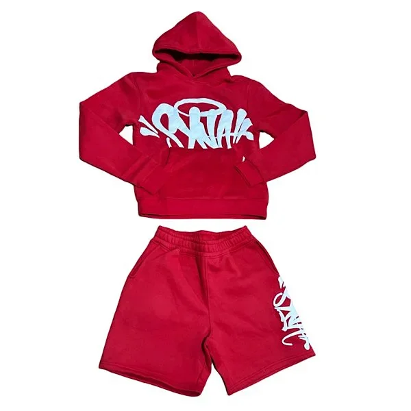 Unbranded Tracksuits Graffiti Print Hoodie and Flared Jogger Set product detail image 16