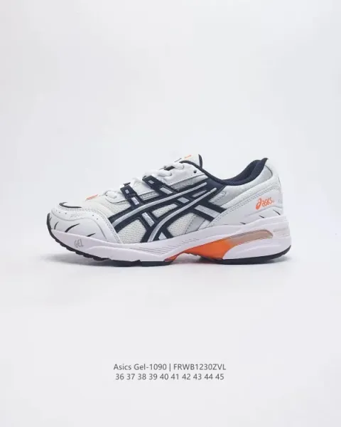 Asics Gel-1090 Silver Red Black Running Shoes - 28