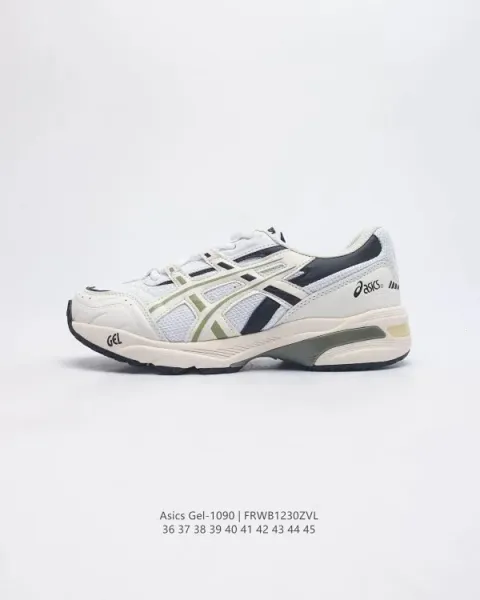Asics Gel-1090 Silver Red Black Running Shoes - 29