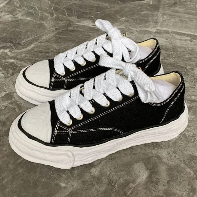 AMMY Sneakers Frayed canvas shell-toe platform product detail image 22