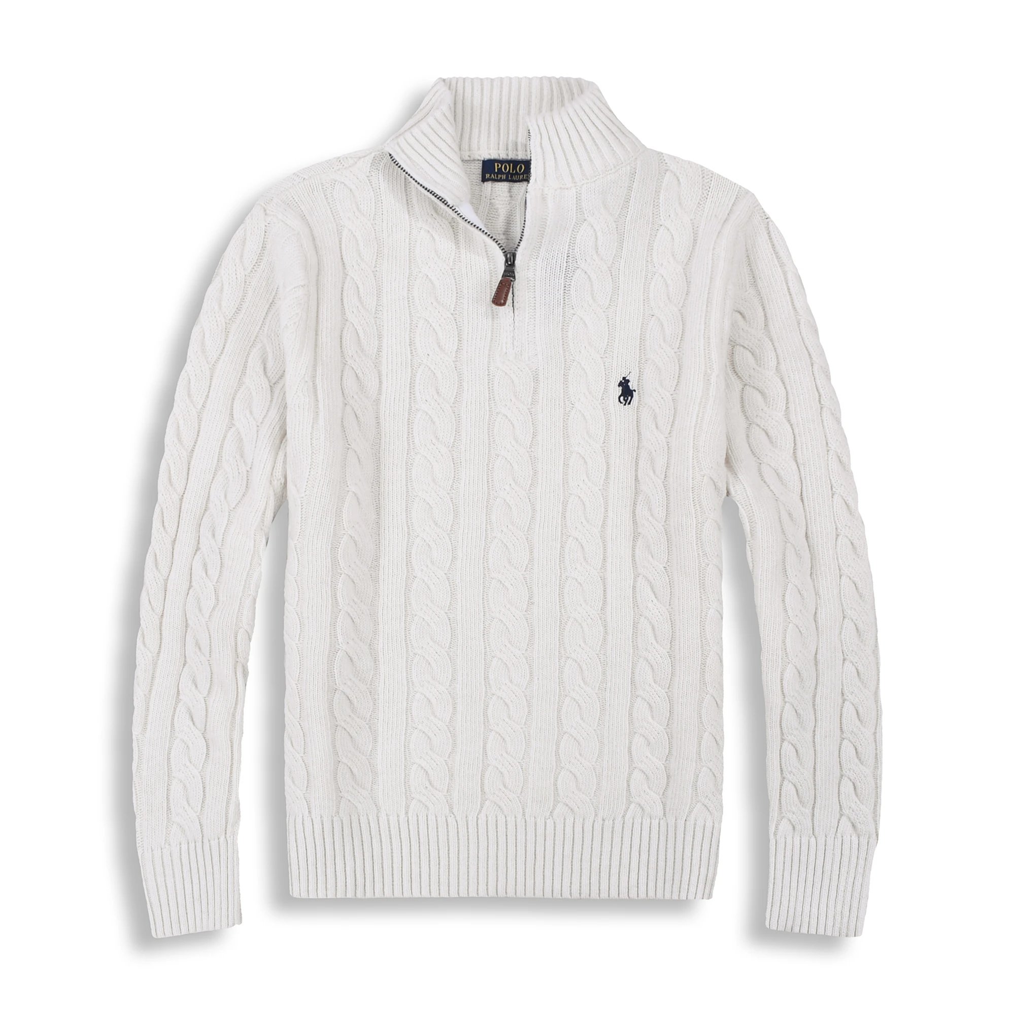 Ralph Lauren Polo Bear Cable Knit Beanie Gray - 17