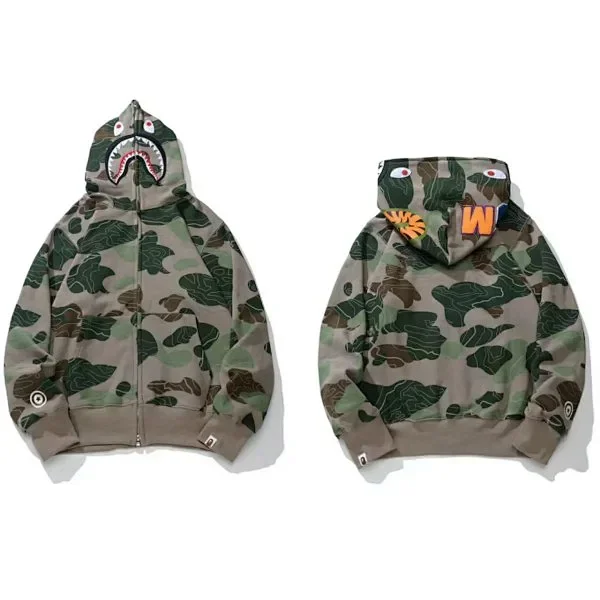 A BATHING APE Shorts Shark Face Camouflage product detail image 18