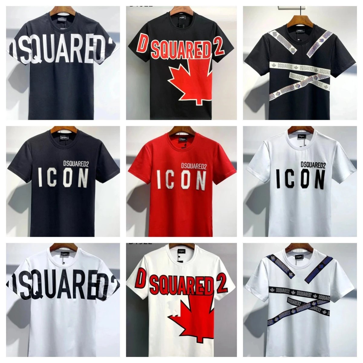 Dsquared2 Icon & Maple Leaf T-