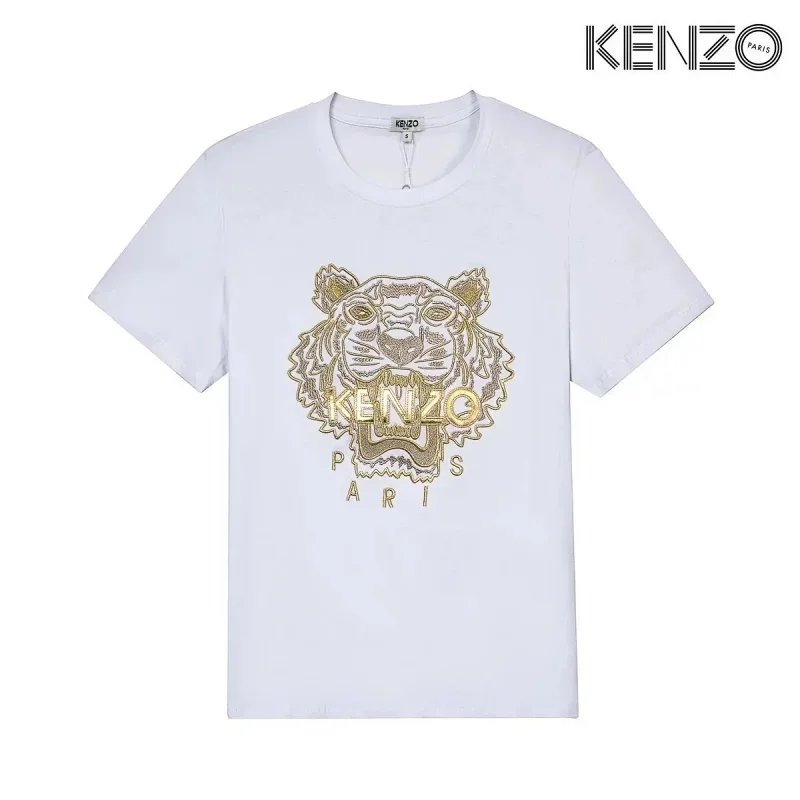 Kenzo Tiger Embroidered Black T-Shirt - 33